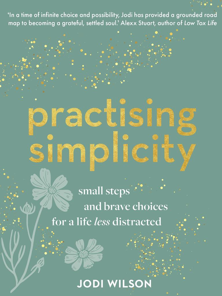 Book cover of Practicing Simplicity, Jodi Wilson